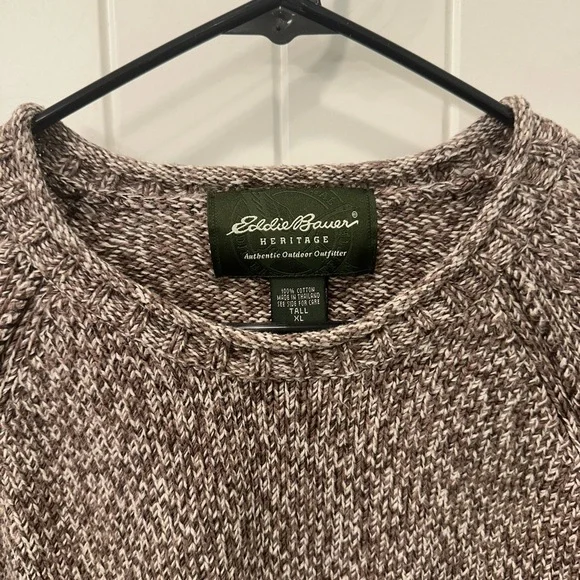 Vintage Eddie Bauer Heritage Authentic Outdoor Outfitter Rollneck Sweater XLT - Picture 3 of 5